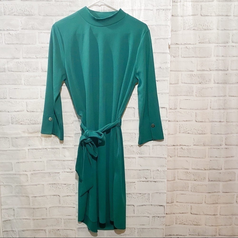 Zara Emerald shift dress